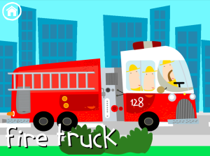 peekaboo fire truck